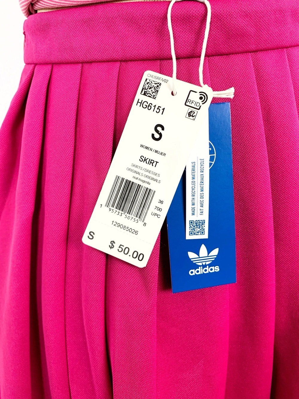 adidas Originals Pink Mini Tennis Skirt NWT S - Picture 8 of 15